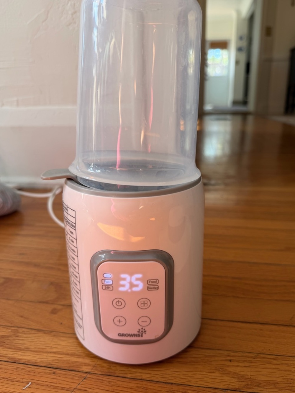Digital Baby Bottle Warmer - White